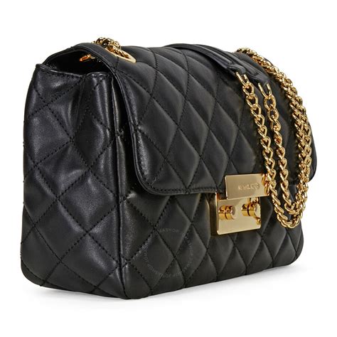 michael kors quilted black bag